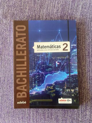 Libro de Matemáticas 2º Bachillerato 