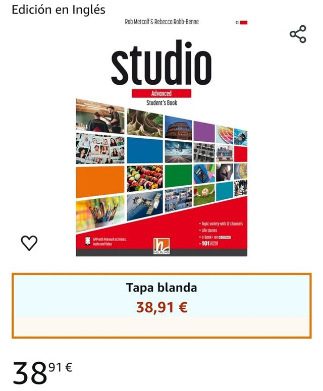 Student's book Studio advanced