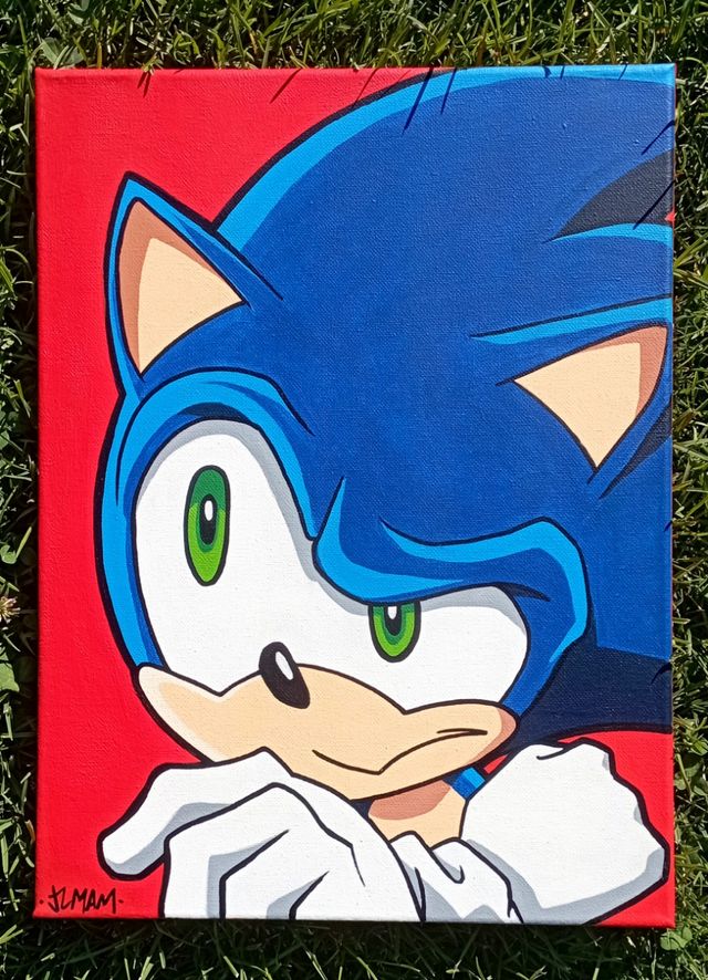 Stampa su tela Sonic The Hedgehog