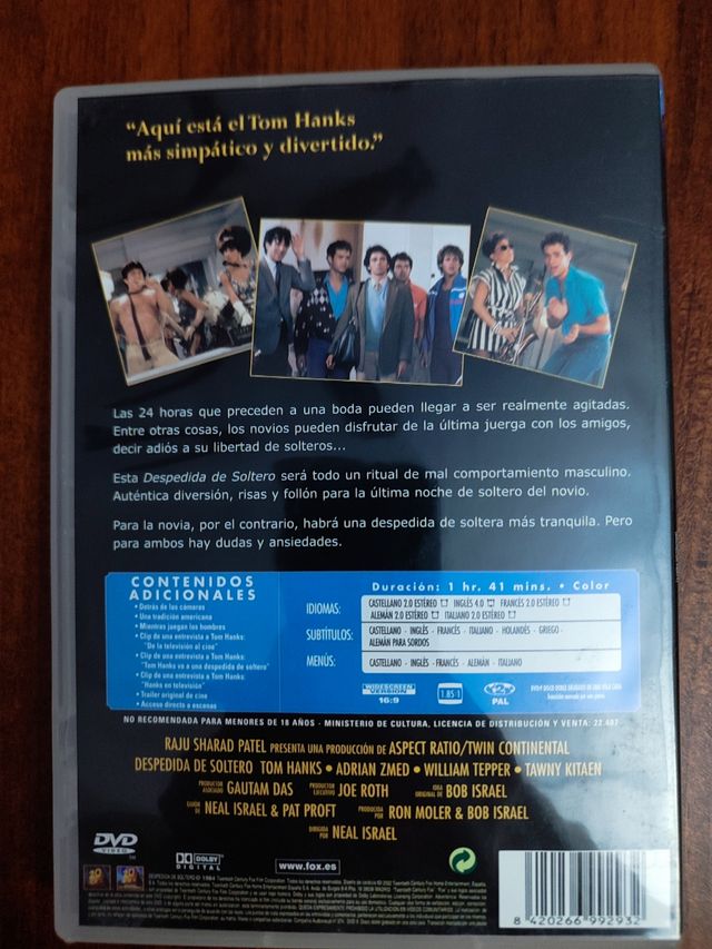 DESPEDIDA DE SOLTERO PRIMERA EDICIÓN DVD