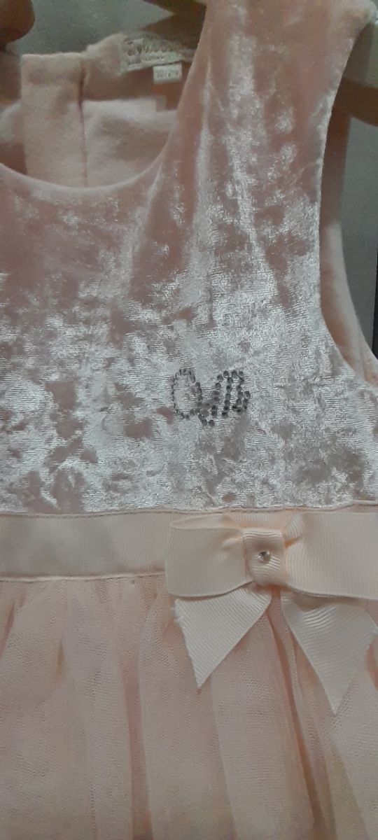 Abito elegante battesimo tulle