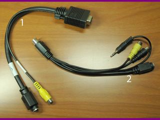 Adattatori per VGA, S-Video, RCA