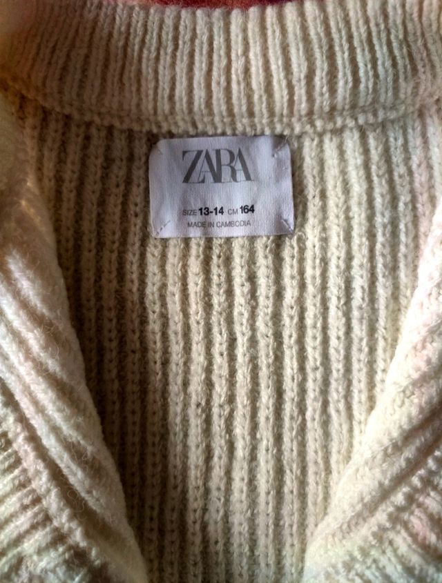 Cardigan niña. Zara kids, talla 13-14 añ