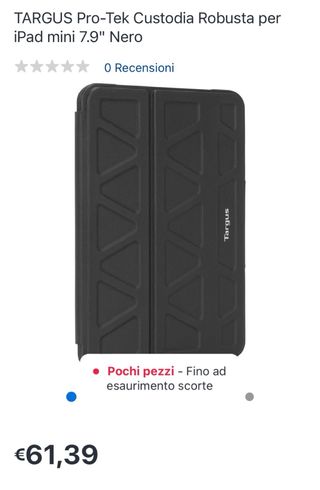 Custodia Targus per i pad mini ( 5th gen) 4.3.2.1 