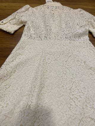 Vestido encaje  Zara T.XS