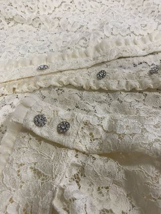 Vestido encaje  Zara T.XS