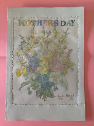 Tarjeta del Día de la Madre numerada London Market