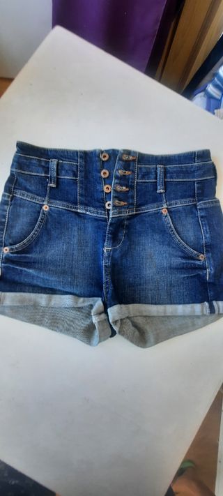 Pantalon corto vaquero
