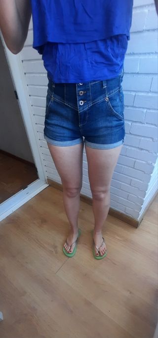 Pantalon corto vaquero