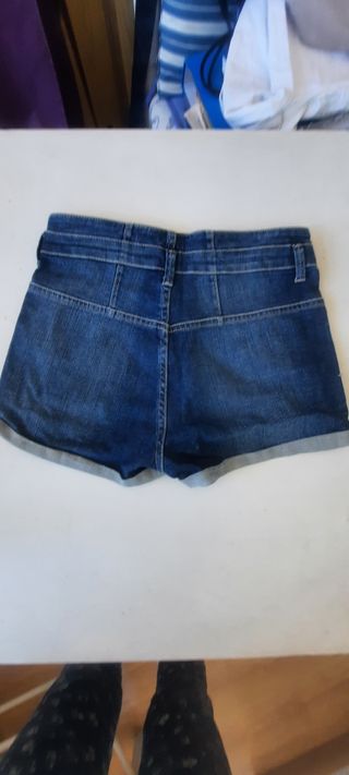 Pantalon corto vaquero