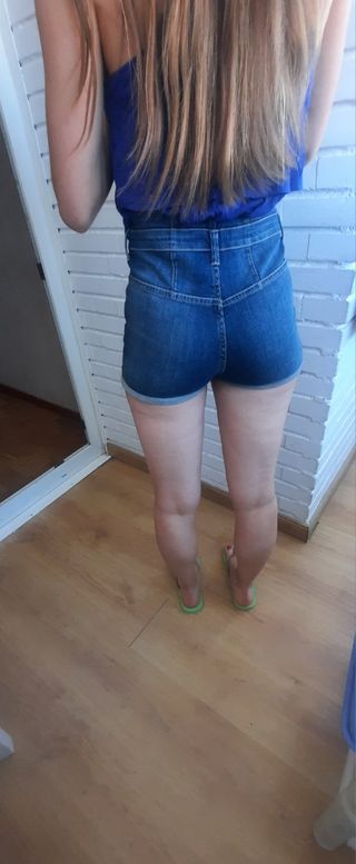 Pantalon corto vaquero