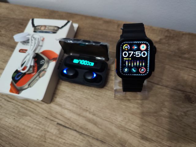 Pack Watch 8 Ultra y Auriculares F9