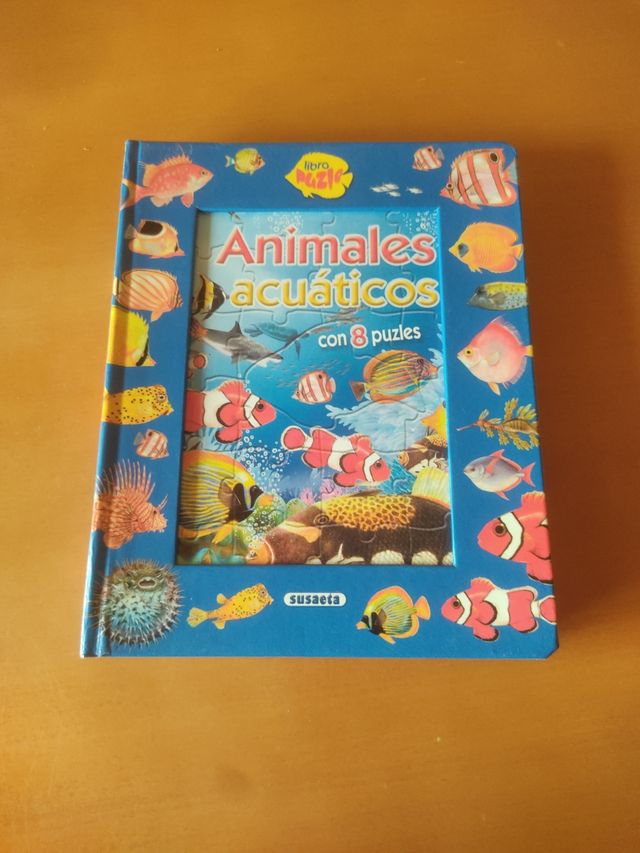 Libro puzzle Animales Acuáticos