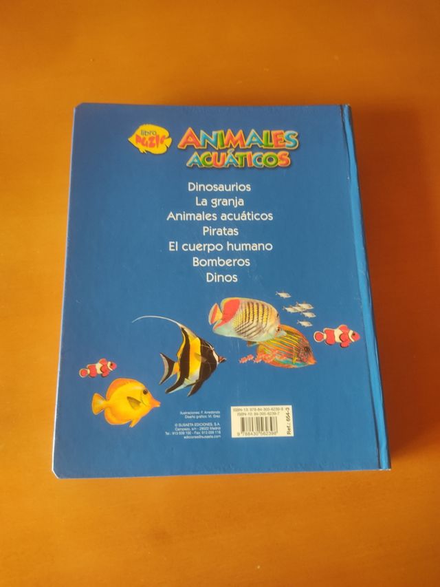 Libro puzzle Animales Acuáticos