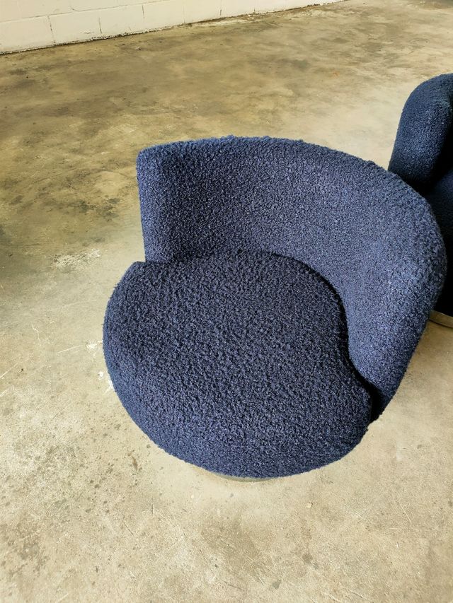 Poltrona Boucle Mid Century