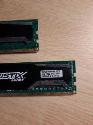 Memoria RAM Crucial Ballistix