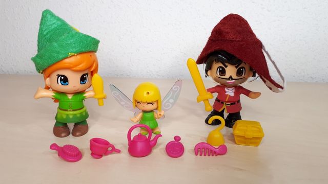 Pinypon Peter Pan, Garfio y Campanilla