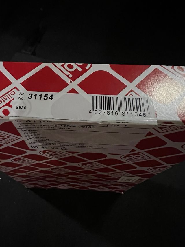 Filtro de aire Febi 31154