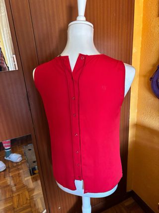 Blusa manga corta zara