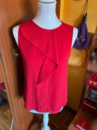Blusa manga corta zara