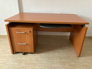 Mesa oficina escritorio de 140 cm con cajonera