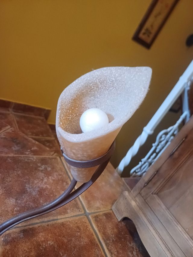 Lámpara forja de techo 5 brazos