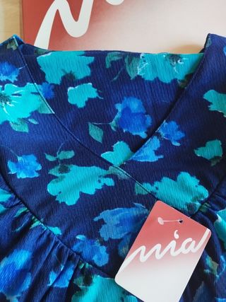 Vestido/bata verano, manga corta.Nuevo
