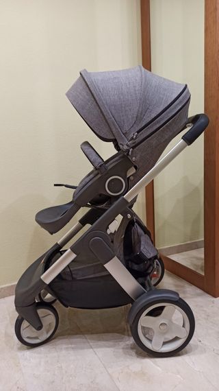 Trío STOKKE CRUSI + Silla BeSafe contramarcha.