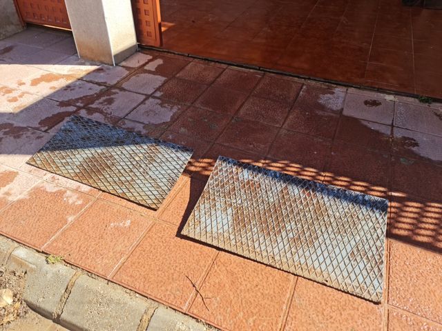 Chapas rampa para garaje coche