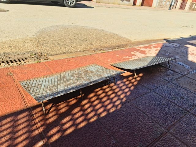 Chapas rampa para garaje coche