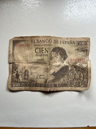 Billete 100 pesetas