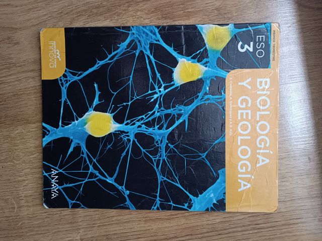 Libro biología y geología 3 Eso