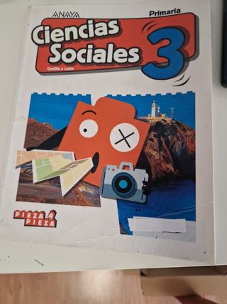 Libro de Sociales de 3° d Primaria Anaya