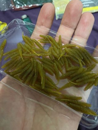 🎣⚡PACK 100 VINILOS/SEÑUELOS PARA PESCA⚡🎣