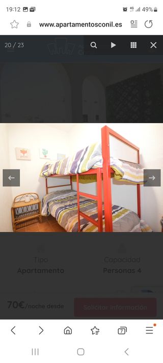 Apartamento disponible para CALENDARIO ESCOLAR 
