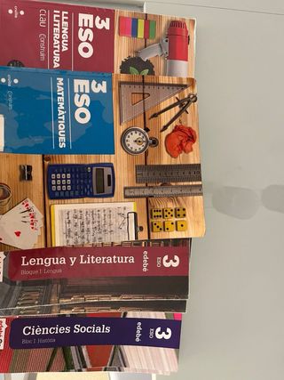 Libros texto 3o ESO
