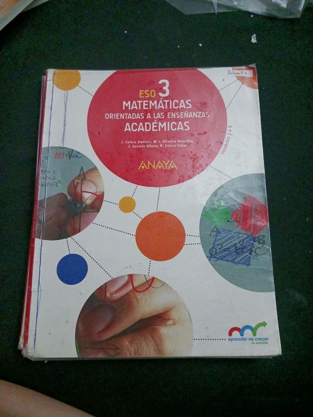Libros Matemáticas 3° ESO
