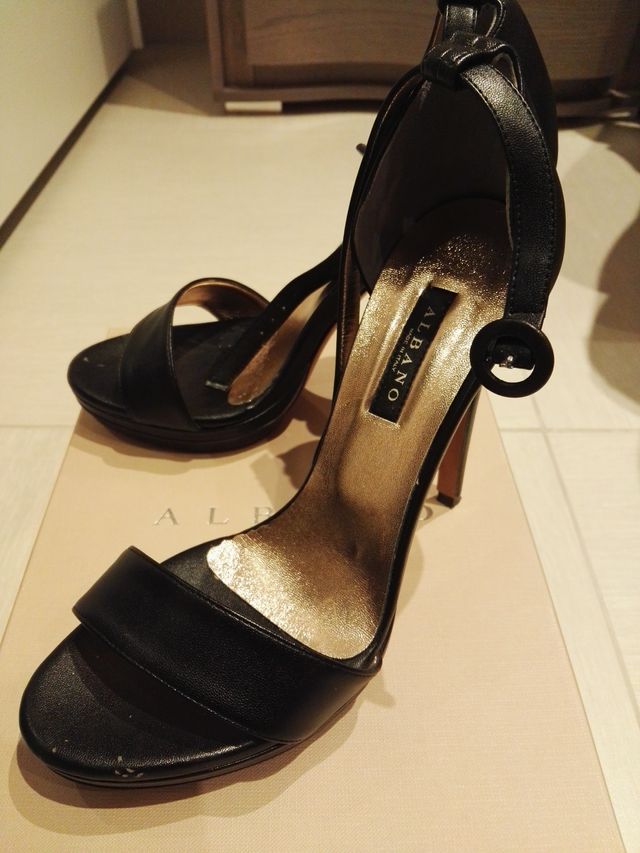 Sandali tacco alto e plateau n°39 marca Albano