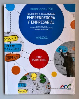 Libro de empresariales 3º ESO. Anaya