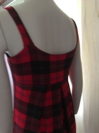 Vestido Estampado a Cuadros