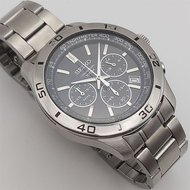 SEIKO GRANDE 6T63 00E0 HOMBRES QUARTZ FECHA