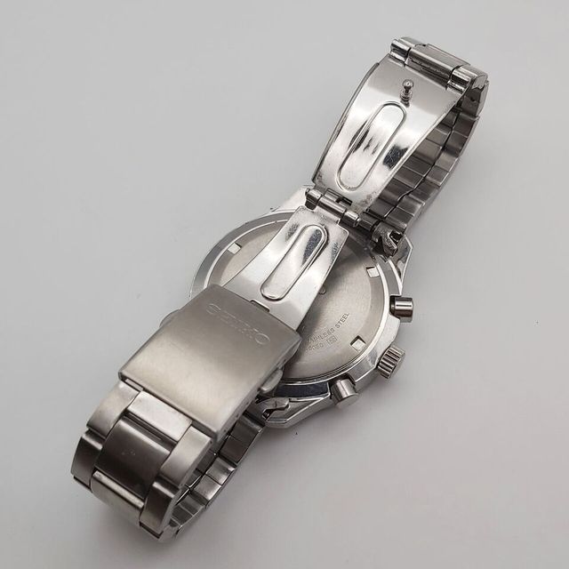 SEIKO GRANDE 6T63 00E0 HOMBRES QUARTZ FECHA