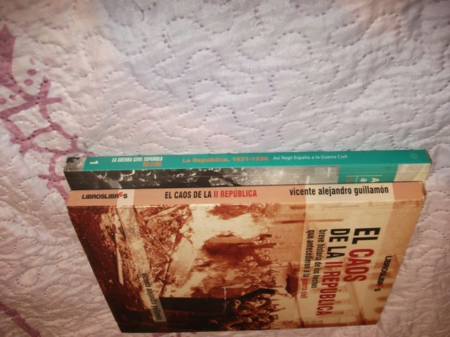 LIBROS SOBRE LA SEGUNDA REPUBLICA