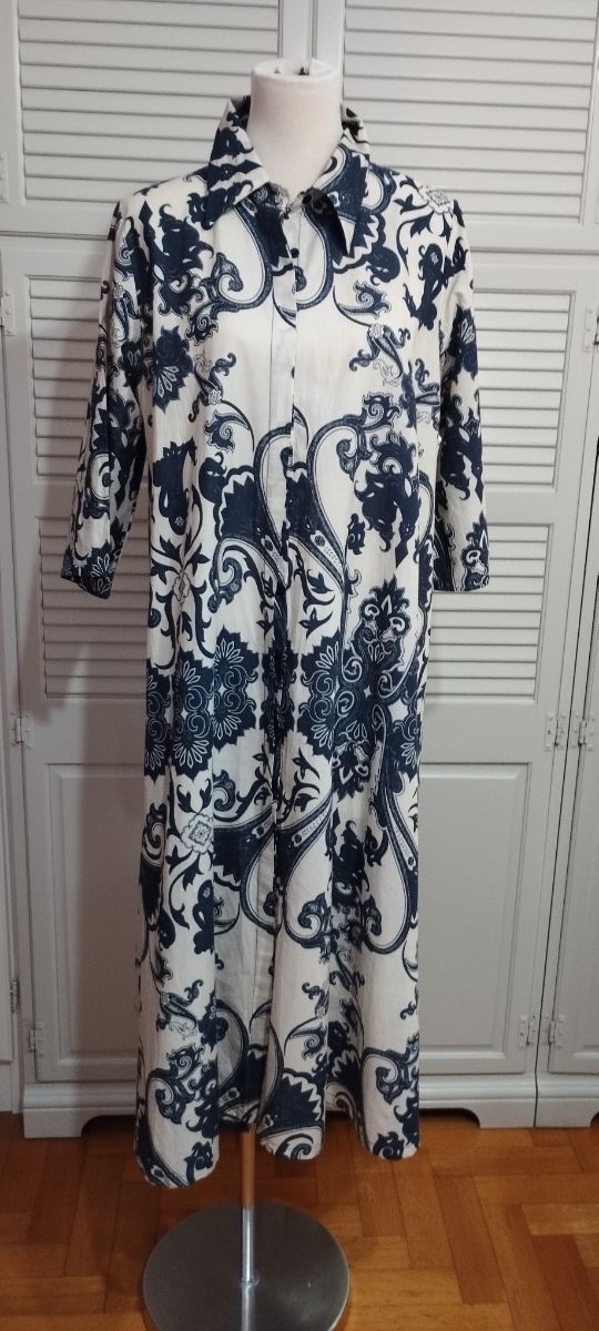 Abito chemisier a trapezio tg unica