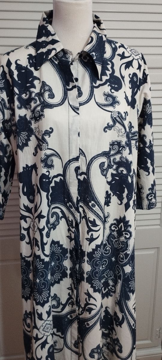 Abito chemisier a trapezio tg unica