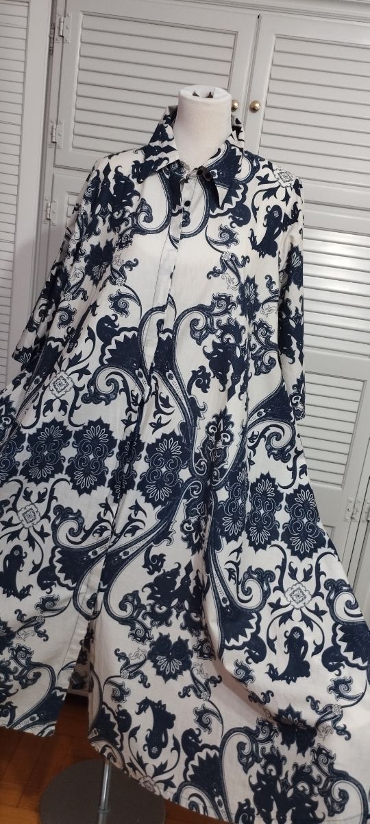 Abito chemisier a trapezio tg unica