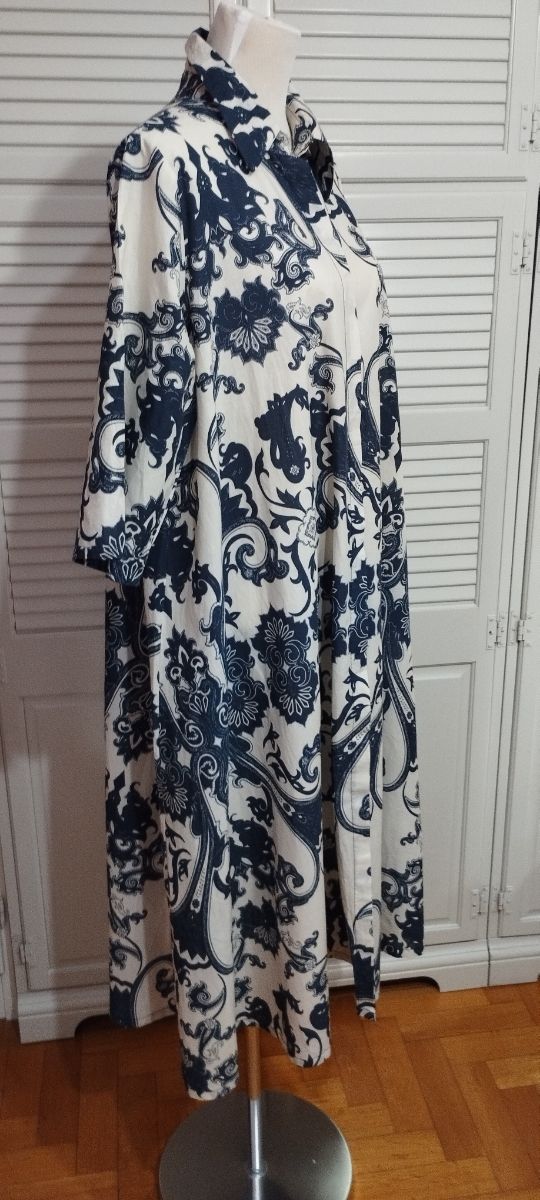 Abito chemisier a trapezio tg unica