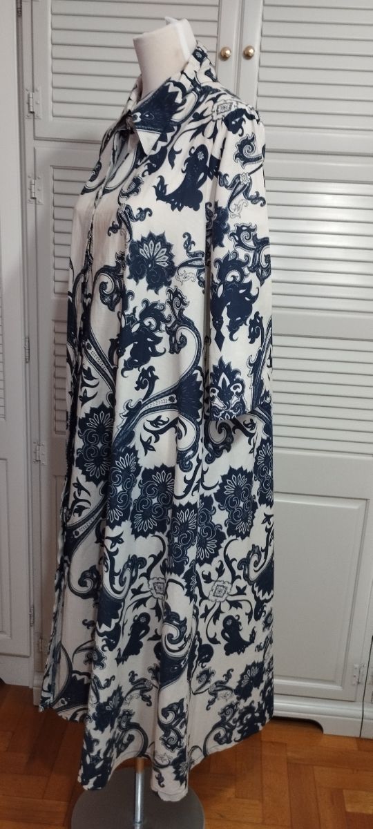 Abito chemisier a trapezio tg unica