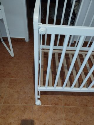 Cuna Micuna madera blanca