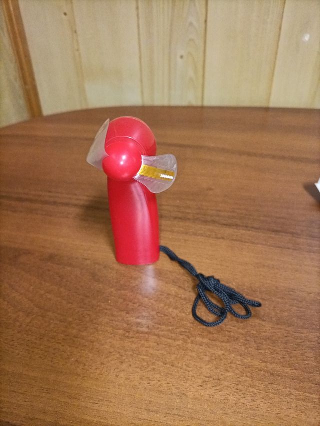 Mini ventilatore message fan rosso red